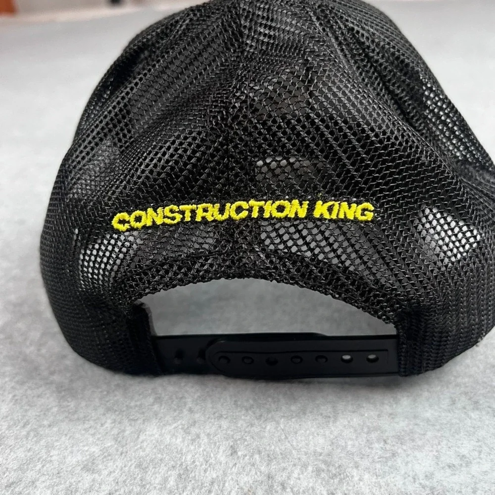 CASE Construction SnapBack Hat Cap Black Mesh Construction Embroidered NEW - Picture 6 of 8